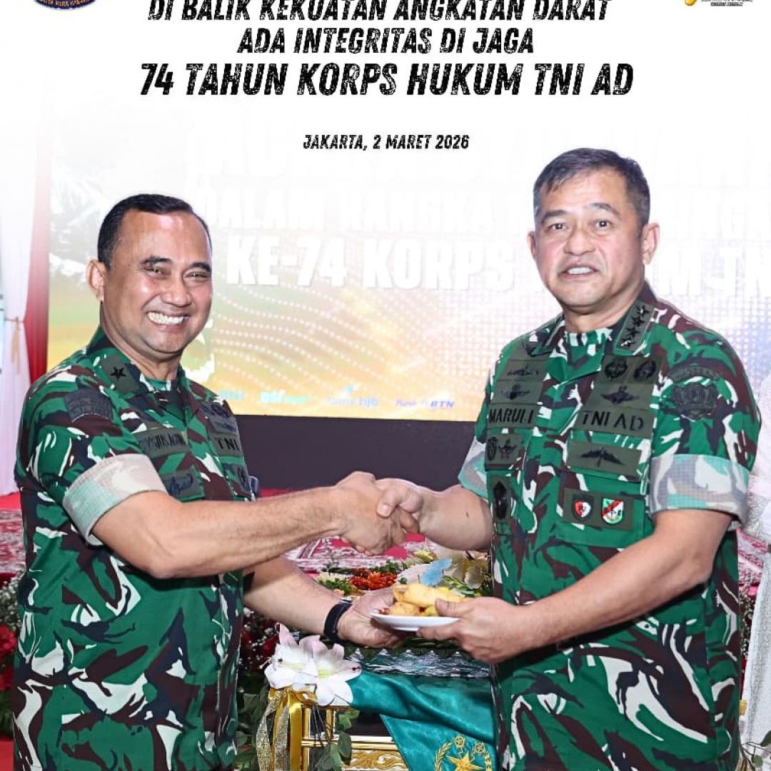 Di Balik Kekuatan Angkatan Darat, Ada Integritas yang Dijaga: 74 Tahun Korps Hukum TNI AD