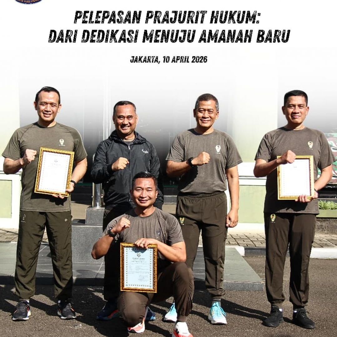 Pelepasan Prajurit Hukum: Dari Dedikasi Menuju Amanah Baru