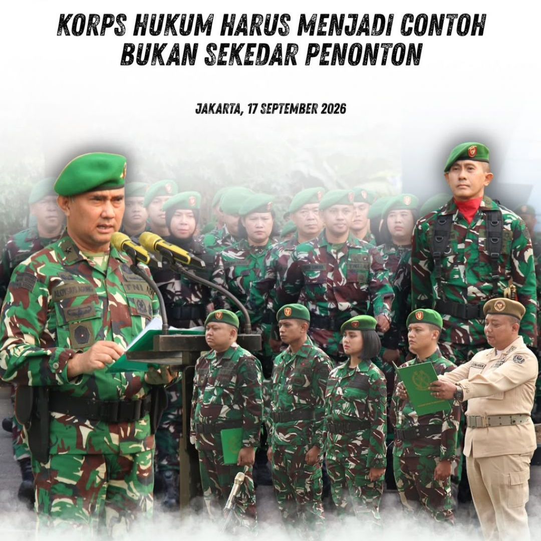 Korps Hukum Harus Menjadi Contoh, Bukan Sekedar Penonton