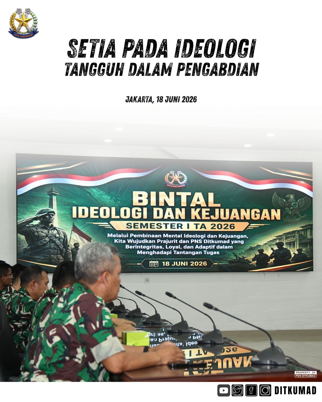 Setia Pada Ideologi, Tangguh Dalam Pengabdian