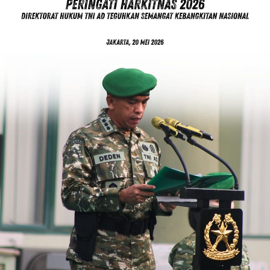 Peringati Harkitnas 2026, Direktorat Hukum TNI AD Teguhkan Semangat Kebangkitan Nasional