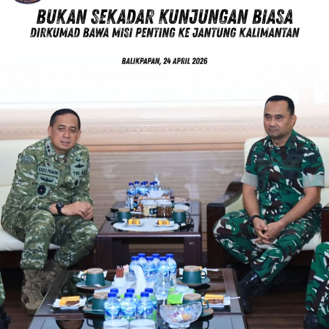 Bukan Sekadar Kunjungan Biasa, Dirkumad Bawa Misi Penting ke Jantung Kalimantan